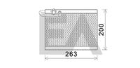 EACLIMA 43B55007 - Evaporador, aire acondicionado