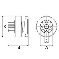 FLAMAR ARF310154NS - Motor de arranque - Genuine