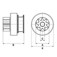 FLAMAR ARF780153HQ - Motor de arranque - Brand New HQ