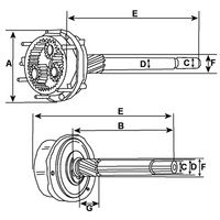FLAMAR ARF120653MT - Motor de arranque - Genuine