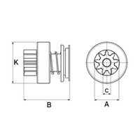 FLAMAR ARF560201HQ - Motor de arranque - Brand New HQ