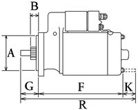 HC-Cargo F 032 112 286 - Motor de arranque