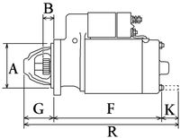HC-Cargo F 032 111 459 - Motor de arranque