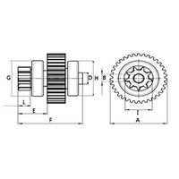FLAMAR ARF710602HT - Motor de arranque - Genuine