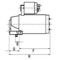 HC-Cargo F 032 116 001 - Motor de arranque