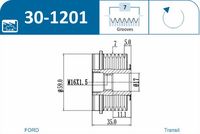 IJS GROUP 30-1201 - Rueda libre alternador