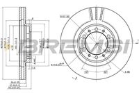 BREMSI CD7109V - Disco de freno