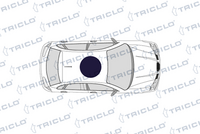 TRICLO 145258 - Interruptor, techo corredizo