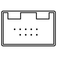 TRICLO 143062 - Interruptor, elevalunas