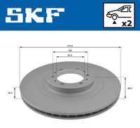 SKF VKBD 80690 V2 - Disco de freno