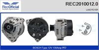 RECOFICIAL REC2010012.0 - Alternador