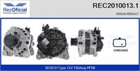 RECOFICIAL REC2010013.1 - Alternador
