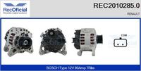 RECOFICIAL REC20102850 - Alternador - Brand New HQ