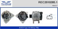 RECOFICIAL REC20102851 - Alternador - Genuine