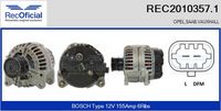 RECOFICIAL REC20103571 - Alternador - Genuine