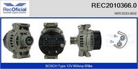 RECOFICIAL REC20103660 - Alternador - Brand New HQ