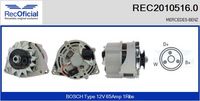 RECOFICIAL REC20105160 - Alternador - Brand New HQ