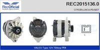 RECOFICIAL REC20151360 - Alternador