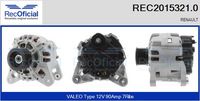 RECOFICIAL REC20153210 - Alternador - Brand New HQ