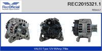 RECOFICIAL REC20153211 - Alternador - Genuine