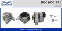 RECOFICIAL REC20301171 - Alternador