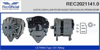 RECOFICIAL REC20211410 - Alternador - Brand New HQ
