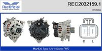 RECOFICIAL REC20321591 - Alternador