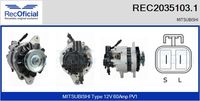RECOFICIAL REC20351031 - Alternador