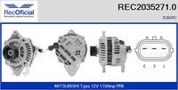 RECOFICIAL REC20352710 - Alternador