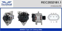 RECOFICIAL REC20321811 - Alternador - Genuine