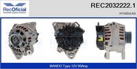 RECOFICIAL REC20322171 - Alternador - Genuine