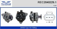 RECOFICIAL REC20402291 - Alternador