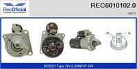 RECOFICIAL REC60101020 - Motor de arranque