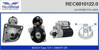 RECOFICIAL REC60101220 - Motor de arranque