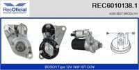 RECOFICIAL REC60101381 - Motor de arranque