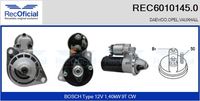 RECOFICIAL REC60101450 - Motor de arranque
