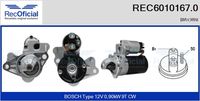 RECOFICIAL REC60101670 - Motor de arranque