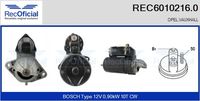 RECOFICIAL REC60102160 - Motor de arranque