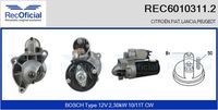 RECOFICIAL REC60103112 - Motor de arranque