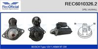 RECOFICIAL REC60103262 - Motor de arranque
