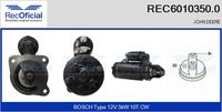 RECOFICIAL REC60103500 - Motor de arranque