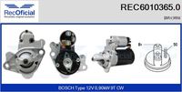 RECOFICIAL REC60103650 - Motor de arranque