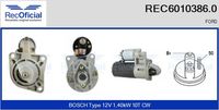 RECOFICIAL REC60103860 - Motor de arranque