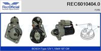 RECOFICIAL REC60104040 - Motor de arranque
