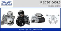 RECOFICIAL REC60104080 - Motor de arranque