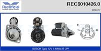 RECOFICIAL REC60104260 - Motor de arranque