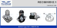 RECOFICIAL REC60105121 - Motor de arranque