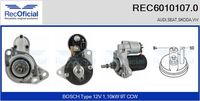 RECOFICIAL REC60101070 - Motor de arranque - Brand New HQ