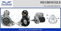 RECOFICIAL REC60101330 - Motor de arranque - Brand New HQ