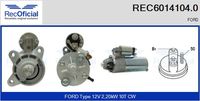 RECOFICIAL REC60141040 - Motor de arranque